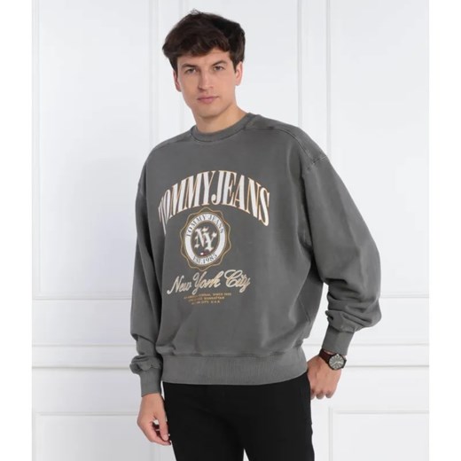 Tommy Jeans Bluza TJM BOXY LUXE VARSITY CREW | Regular Fit ze sklepu Gomez Fashion Store w kategorii Bluzy męskie - zdjęcie 184985423