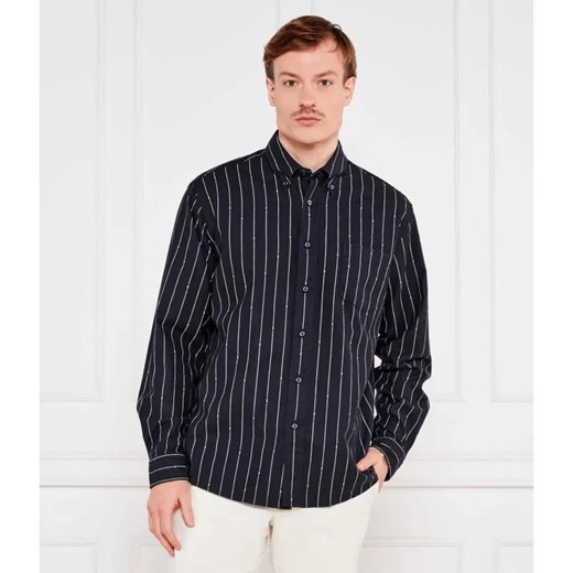 BOSS ORANGE Koszula Lambey_2_M | Relaxed fit | z dodatkiem lnu ze sklepu Gomez Fashion Store w kategorii Koszule męskie - zdjęcie 184985571