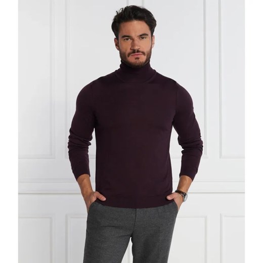 BOSS BLACK Wełniany golf Musso-P | Slim Fit ze sklepu Gomez Fashion Store w kategorii Swetry męskie - zdjęcie 184985624