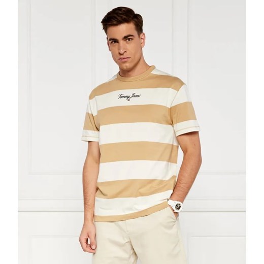 Tommy Jeans T-shirt BOLD STRIPE | Regular Fit ze sklepu Gomez Fashion Store w kategorii T-shirty męskie - zdjęcie 184985693