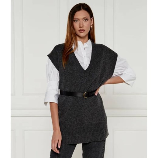 Pinko Wełniany sweter | Regular Fit | z dodatkiem kaszmiru ze sklepu Gomez Fashion Store w kategorii Swetry damskie - zdjęcie 184985753