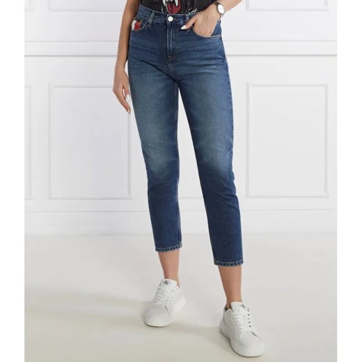 Tommy Jeans Jeansy IZZIE | Slim Fit | high waist ze sklepu Gomez Fashion Store w kategorii Jeansy damskie - zdjęcie 184985754