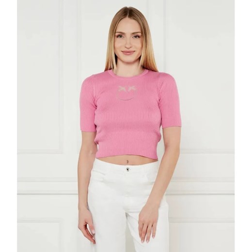 Pinko Jedwabna bluzka | Cropped Fit ze sklepu Gomez Fashion Store w kategorii Bluzki damskie - zdjęcie 184985952