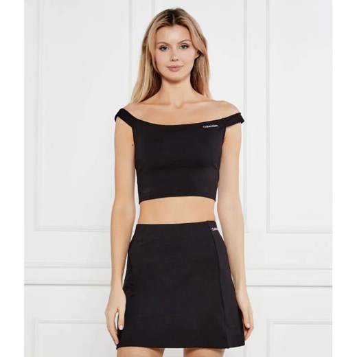 Calvin Klein Jeans Top | Cropped Fit ze sklepu Gomez Fashion Store w kategorii Bluzki damskie - zdjęcie 184985980