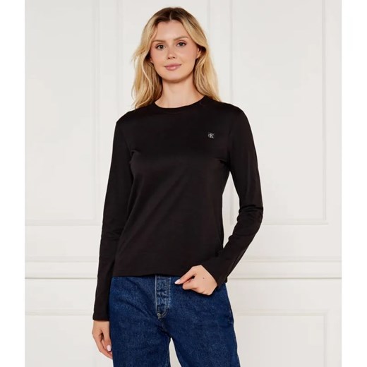Calvin Klein Jeans Bluzka EMBRO | Regular Fit ze sklepu Gomez Fashion Store w kategorii Bluzki damskie - zdjęcie 184986001