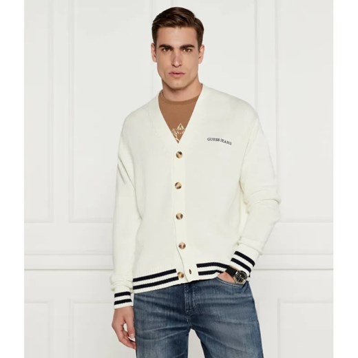 Guess Jeans Kardigan Varsity | Loose fit ze sklepu Gomez Fashion Store w kategorii Swetry męskie - zdjęcie 184986061