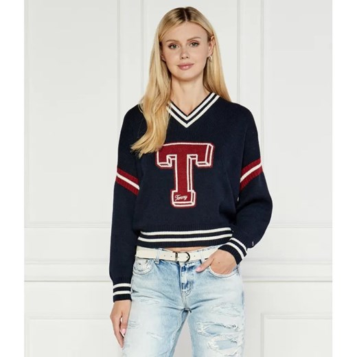 Tommy Jeans Sweter | Cropped Fit ze sklepu Gomez Fashion Store w kategorii Swetry damskie - zdjęcie 184986251