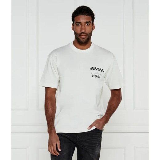 HUGO T-shirt Drallie | Oversize fit ze sklepu Gomez Fashion Store w kategorii T-shirty męskie - zdjęcie 184986432