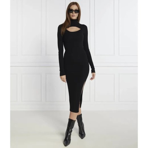 Just Cavalli Sukienka VESTITO (MAGLIA) | z dodatkiem wełny ze sklepu Gomez Fashion Store w kategorii Sukienki - zdjęcie 184986502