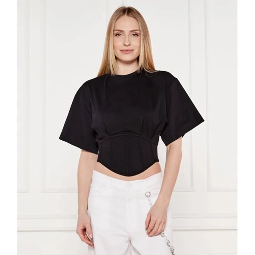 Pinko Bluzka Ti Sento | Cropped Fit ze sklepu Gomez Fashion Store w kategorii Bluzki damskie - zdjęcie 184986522