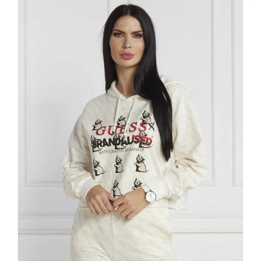 GUESS Bluza xbrandalised LOGO KITTY | Loose fit ze sklepu Gomez Fashion Store w kategorii Bluzy damskie - zdjęcie 184986590