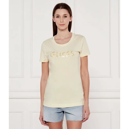 GUESS T-shirt | Slim Fit ze sklepu Gomez Fashion Store w kategorii Bluzki damskie - zdjęcie 184986691