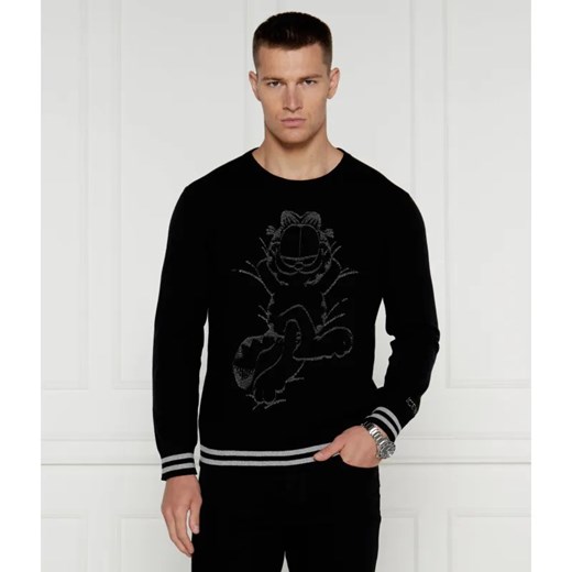 Iceberg Sweter ICEBERG X GARFIELD | Regular Fit | z dodatkiem wełny ze sklepu Gomez Fashion Store w kategorii Swetry męskie - zdjęcie 184986861