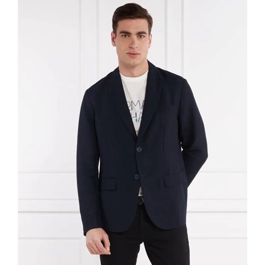 Armani Exchange Lniana marynarka | Regular Fit ze sklepu Gomez Fashion Store w kategorii Marynarki męskie - zdjęcie 184986902