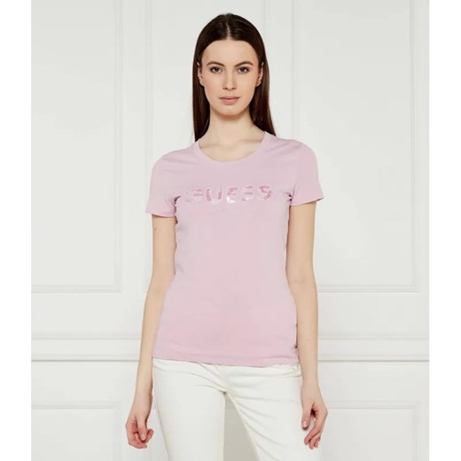 GUESS T-shirt | Slim Fit ze sklepu Gomez Fashion Store w kategorii Bluzki damskie - zdjęcie 184987050