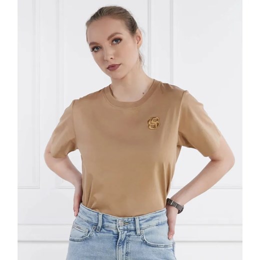 BOSS BLACK T-shirt Elphi | Regular Fit ze sklepu Gomez Fashion Store w kategorii Bluzki damskie - zdjęcie 184987091