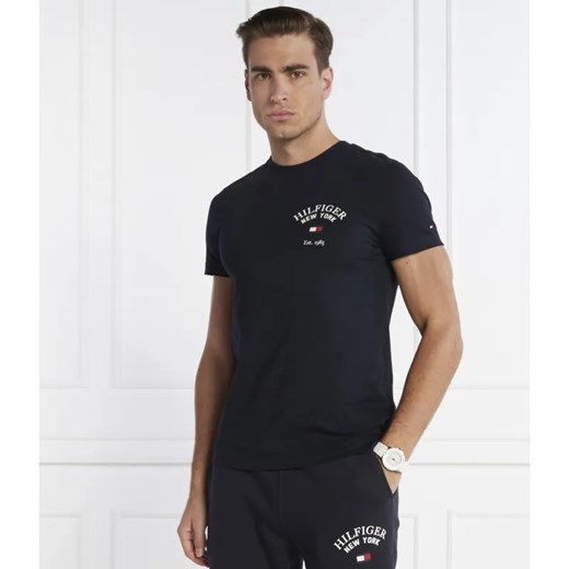 Tommy Hilfiger T-shirt ARCH VARSITY | Slim Fit ze sklepu Gomez Fashion Store w kategorii T-shirty męskie - zdjęcie 184987272