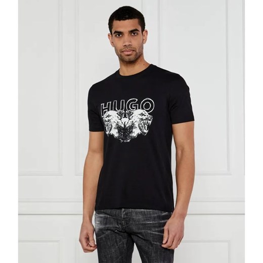 HUGO T-shirt Durro | Regular Fit ze sklepu Gomez Fashion Store w kategorii T-shirty męskie - zdjęcie 184987291