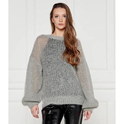 BOSS BLACK Wełniany sweter Fablura | Loose fit ze sklepu Gomez Fashion Store w kategorii Swetry damskie - zdjęcie 184987374
