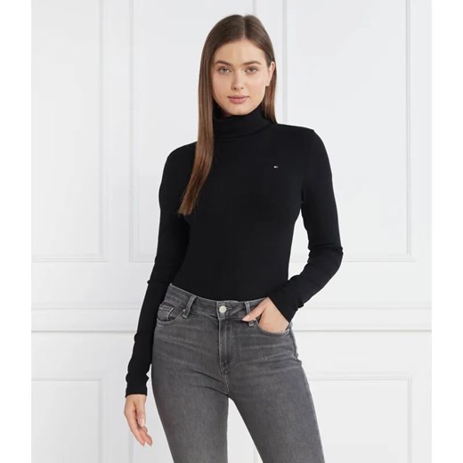 Tommy Hilfiger Golf 5X2 RIB ROLL-NK LS | Slim Fit ze sklepu Gomez Fashion Store w kategorii Swetry damskie - zdjęcie 184987562