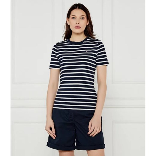Tommy Hilfiger T-shirt | Slim Fit ze sklepu Gomez Fashion Store w kategorii Bluzki damskie - zdjęcie 184987610