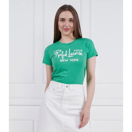 POLO RALPH LAUREN T-shirt | Regular Fit ze sklepu Gomez Fashion Store w kategorii Bluzki damskie - zdjęcie 184987620
