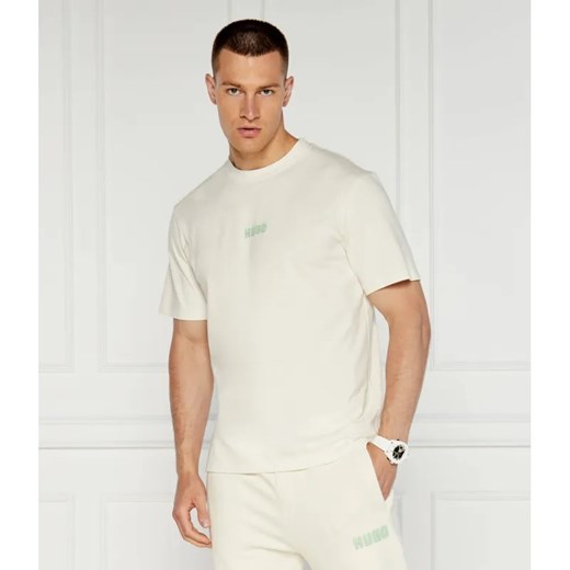 HUGO T-shirt Diqitee | Comfort fit ze sklepu Gomez Fashion Store w kategorii T-shirty męskie - zdjęcie 184987661