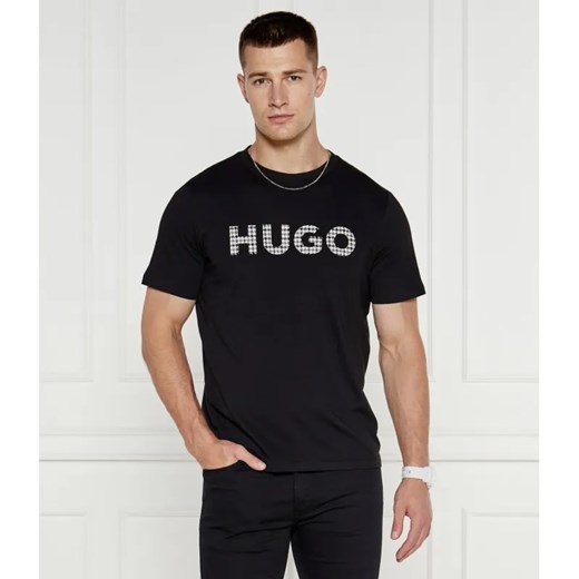 HUGO T-shirt | Regular Fit ze sklepu Gomez Fashion Store w kategorii T-shirty męskie - zdjęcie 184987831