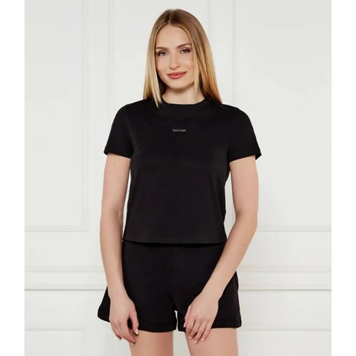 Calvin Klein Jeans T-shirt | Regular Fit ze sklepu Gomez Fashion Store w kategorii Bluzki damskie - zdjęcie 184987892