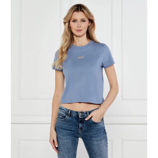 Calvin Klein Jeans T-shirt | Regular Fit ze sklepu Gomez Fashion Store w kategorii Bluzki damskie - zdjęcie 184988081
