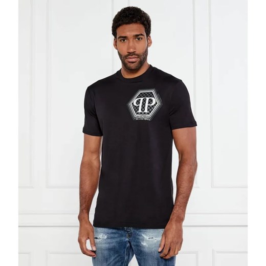 Philipp Plein T-shirt Hexagon | Regular Fit ze sklepu Gomez Fashion Store w kategorii T-shirty męskie - zdjęcie 184988110