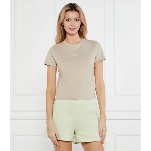Calvin Klein Jeans T-shirt | Regular Fit ze sklepu Gomez Fashion Store w kategorii Bluzki damskie - zdjęcie 184988253