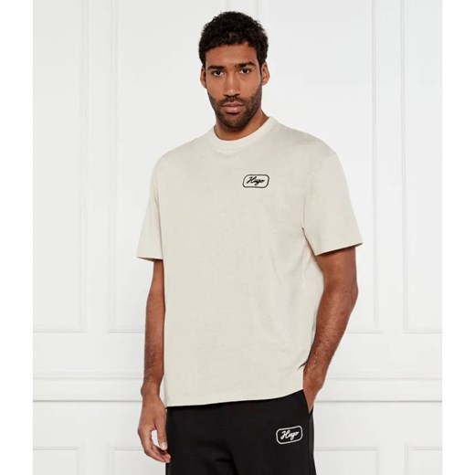Hugo Blue T-shirt Nampie | Loose fit ze sklepu Gomez Fashion Store w kategorii T-shirty męskie - zdjęcie 184988280