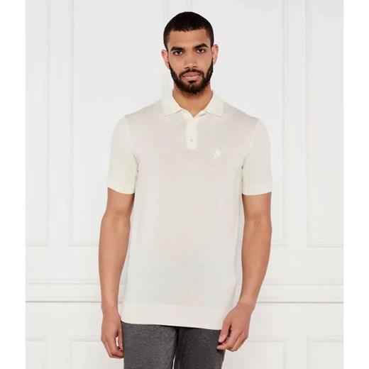 Karl Lagerfeld Wełniane polo | Regular Fit ze sklepu Gomez Fashion Store w kategorii T-shirty męskie - zdjęcie 184988394