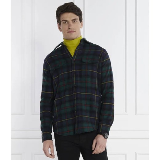 POLO RALPH LAUREN Wełniana koszula | Classic fit ze sklepu Gomez Fashion Store w kategorii Koszule męskie - zdjęcie 184988420