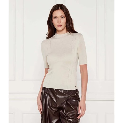 Marc Cain Wełniany sweter | Slim Fit ze sklepu Gomez Fashion Store w kategorii Swetry damskie - zdjęcie 184988620