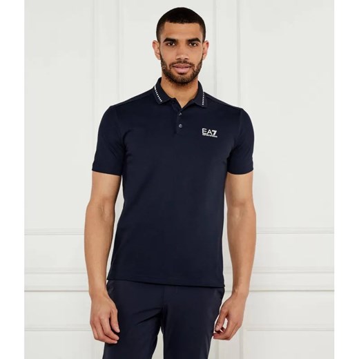 EA7 Polo | Slim Fit | stretch pique ze sklepu Gomez Fashion Store w kategorii T-shirty męskie - zdjęcie 184988621