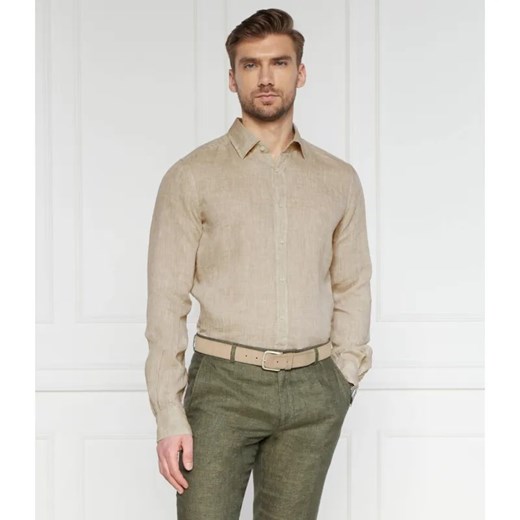Windsor Lniana koszula Lapo-W | Shaped fit ze sklepu Gomez Fashion Store w kategorii Koszule męskie - zdjęcie 184988632