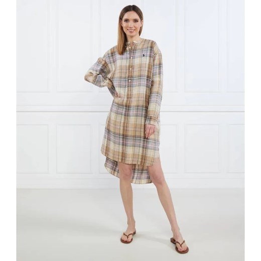 POLO RALPH LAUREN Lniana sukienka ze sklepu Gomez Fashion Store w kategorii Sukienki - zdjęcie 184988723