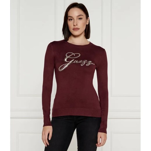 GUESS Sweter OLIVE | Slim Fit ze sklepu Gomez Fashion Store w kategorii Swetry damskie - zdjęcie 184988743