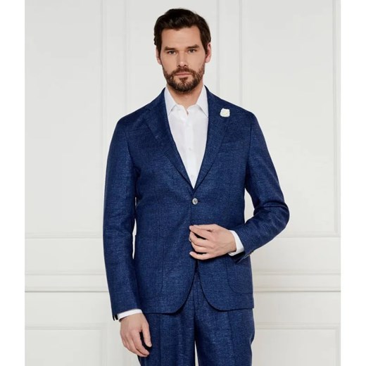 BOSS BLACK Marynarka C-Hanry-252 | Slim Fit | z dodatkiem lnu ze sklepu Gomez Fashion Store w kategorii Marynarki męskie - zdjęcie 184988874
