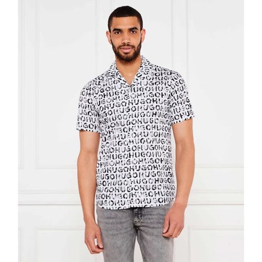 HUGO Koszula Ellino | Straight fit ze sklepu Gomez Fashion Store w kategorii Koszule męskie - zdjęcie 184988894