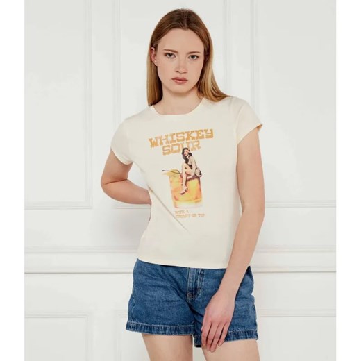 GUESS T-shirt VINTAGE GIRL R5 | Regular Fit ze sklepu Gomez Fashion Store w kategorii Bluzki damskie - zdjęcie 184988973