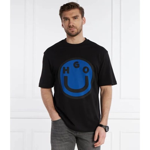 Hugo Blue T-shirt Nimper | Regular Fit ze sklepu Gomez Fashion Store w kategorii T-shirty męskie - zdjęcie 184989170