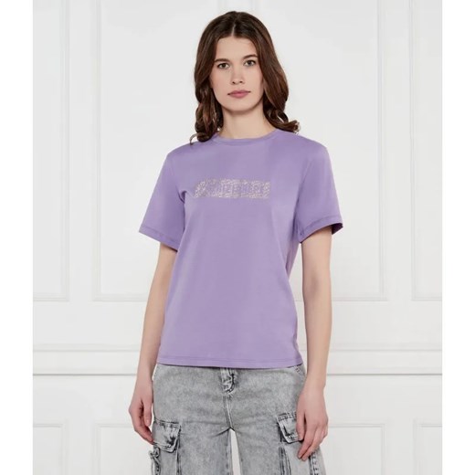 Patrizia Pepe T-shirt | Regular Fit ze sklepu Gomez Fashion Store w kategorii Bluzki damskie - zdjęcie 184989292