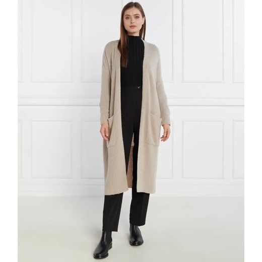 Marella SPORT Wełniany kardigan | Relaxed fit ze sklepu Gomez Fashion Store w kategorii Swetry damskie - zdjęcie 184989350