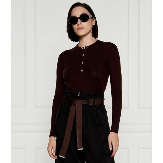 Pinko Wełniany sweter SERAFINO | Slim Fit ze sklepu Gomez Fashion Store w kategorii Swetry damskie - zdjęcie 184989383
