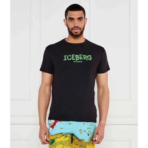Iceberg T-shirt | Regular Fit ze sklepu Gomez Fashion Store w kategorii T-shirty męskie - zdjęcie 184989391
