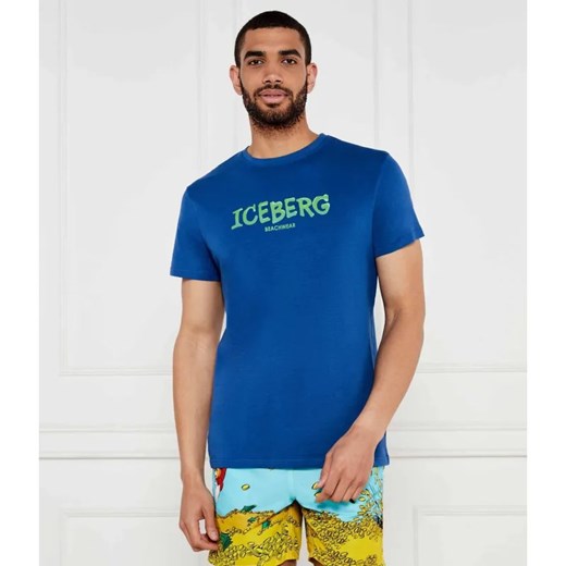 Iceberg T-shirt | Regular Fit ze sklepu Gomez Fashion Store w kategorii T-shirty męskie - zdjęcie 184989544