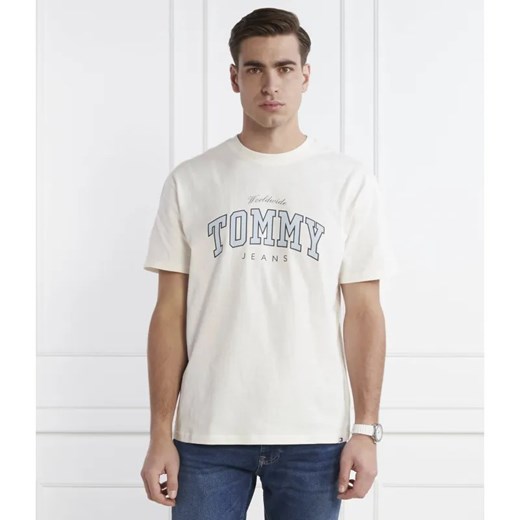 Tommy Jeans T-shirt | Regular Fit ze sklepu Gomez Fashion Store w kategorii T-shirty męskie - zdjęcie 184989554